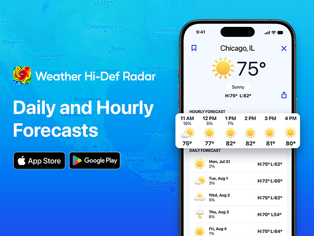 Weather Hi-Def Radar Storm Watch Plus: Lifetime Subscription