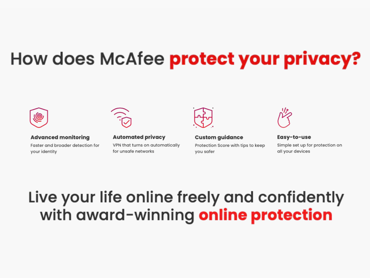 McAfee Total Protection 5-Device: 2-Year Subscription