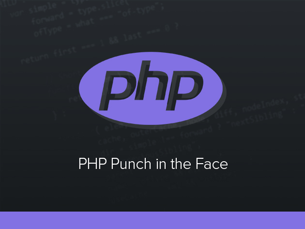 PHP 'Punch in the Face' Course