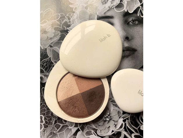 Lilah b. Natural Palette Perfection Eye Quad, Non-Toxic, Vegan Makeup - B. Alluring 0.32 Oz (9g)