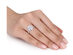 4.00 Carat (ctw) Solitaire Round Synthetic Moissanite Engagement Ring 10K White Gold - 9