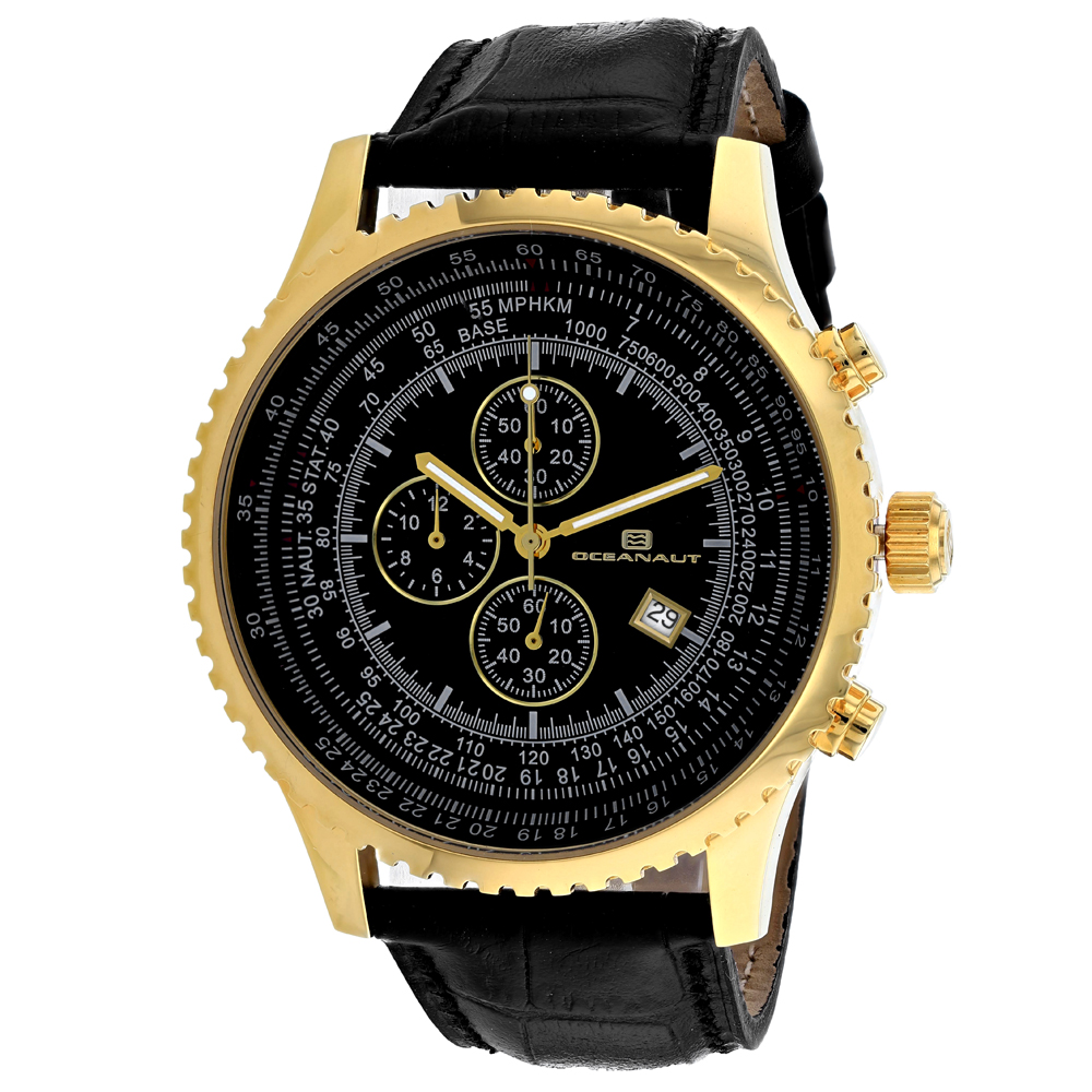 Oceanaut Men's Black Dial Watch - OC0316