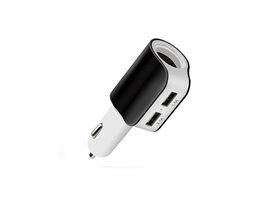 Twin Ports 3-in-1 USB Car Charger