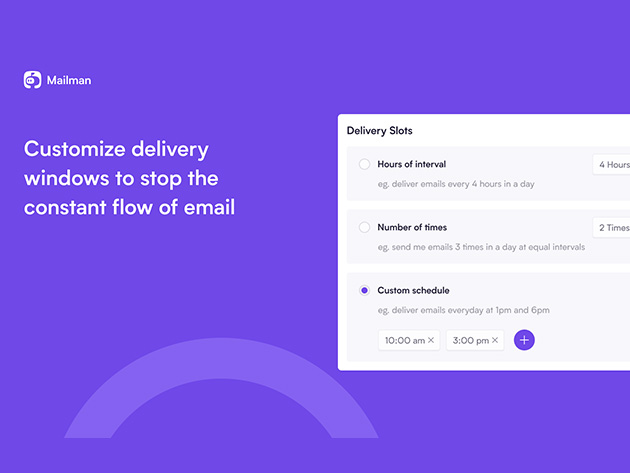 Mailman Email Manager: Lifetime Subscription (Standard Plan)