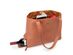 Brown Genuine Leather Tote with Insulated Lunch Bag Pocket / Wine Carrier. Wine Purses For Women Who Have Everything