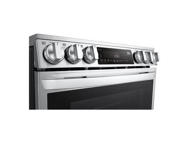 LG LSEL6335F 6.3 Cu. Ft. Stainless Smart InstaView&#0174; Electric Slide-In Range with Air Fry