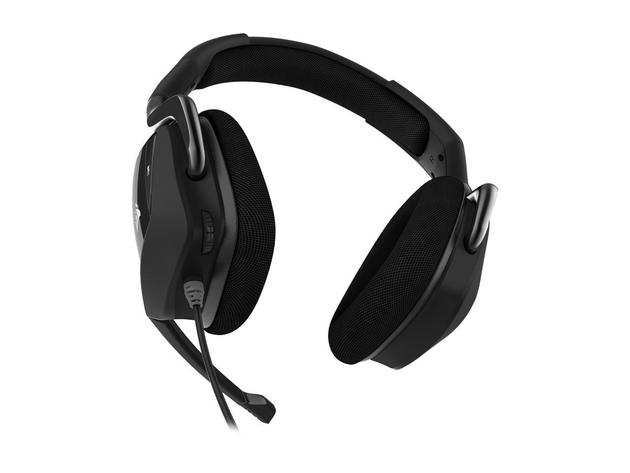 Corsair VOID ELITE SURROUND 3.5mm/ USB Connector Circumaural Premium Gaming Headset with 7.1 Surround Sound, Carbon