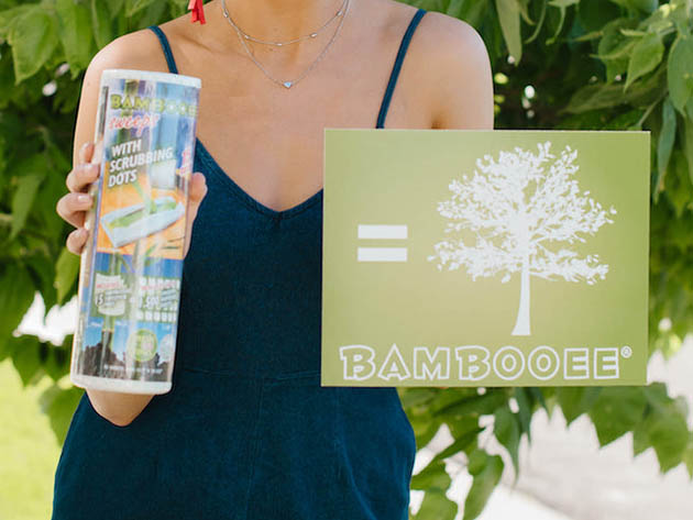 Bambooee® 30-Sheet Roll & Eco-Dispenser