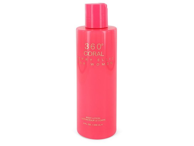 Perry Ellis 360 Coral by Perry Ellis Body Lotion 8 oz