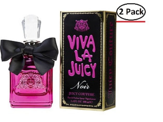 VIVA LA JUICY NOIR by Juicy Couture EAU DE PARFUM SPRAY 3.4 OZ for WOMEN ---(Package Of 2)
