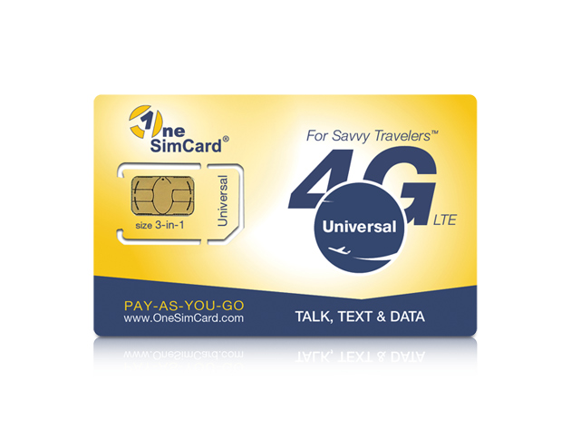 OneSimCard Universal With $5 Airtime Balance
