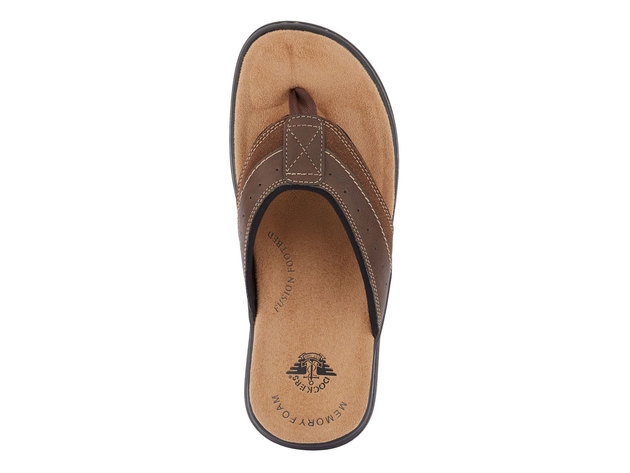 Dockers Mens Laguna Casual Flip-Flop Sandal Shoe - 7 M Briar