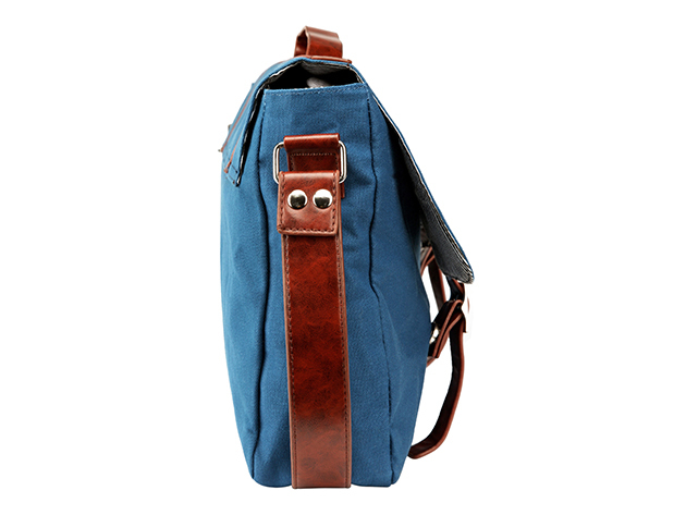The Dustin Messenger FYL Built-In Charger Bag (Blue)