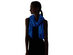 Calvin Klein Women's Ck Logo 2 In 1 Pashmina Wrap Scarf Blue