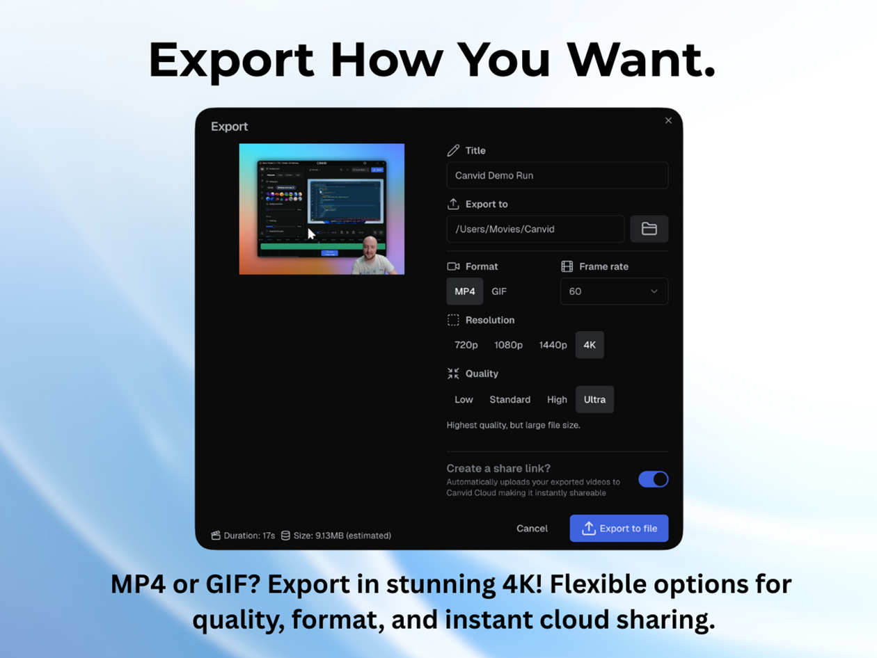 Canvid AI-Powered Screen Recorder: Lifetime Subscription