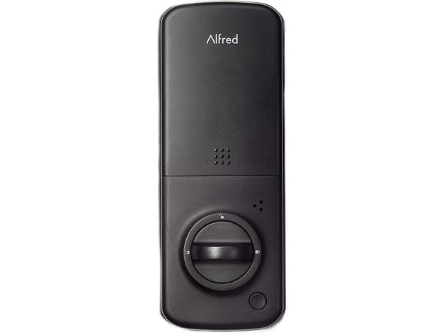 Alfred DB2BBL DB2-B Smart Door Lock with Bluetooth and keyed-entry - Black