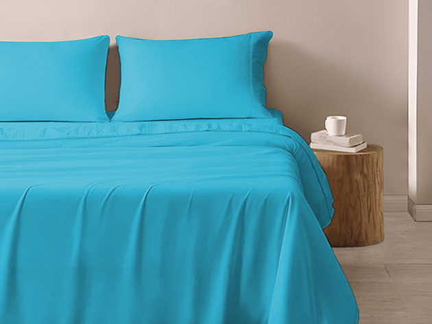 3-Piece Microfiber Sheet Set (Aqua/Twin)