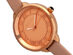 Bertha Madison Sunray Dial Leather-Band Watch (Light Pink/Rose Gold)