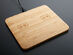 JS Bamboo Dock + Wireless Charger Adapter