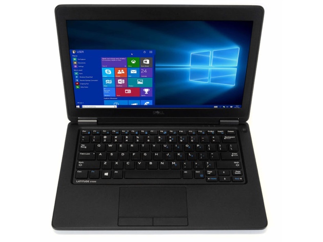 Dell Latitude E7250 12" Laptop, 2.9GHz Intel i7 Dual Core Gen 5, 8GB RAM, 256GB SSD, Windows 10 Professional 64 Bit (Renewed)