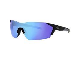 Rawlings 10241771.QTM Blue Mirror Adult Rimless Sunglasses, Black/Smoke - Black