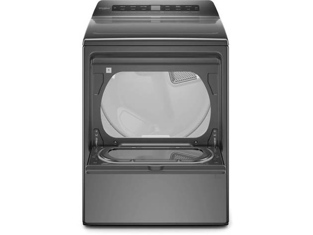 Whirlpool WED6120HC 7.4 Cu. Ft. Chrome Shadow Smart HE Top Load Electric Dryer