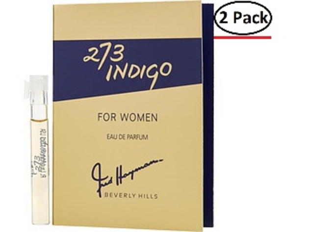 273 INDIGO by Fred Hayman EAU DE PARFUM VIAL for WOMEN ---(Package Of 2)