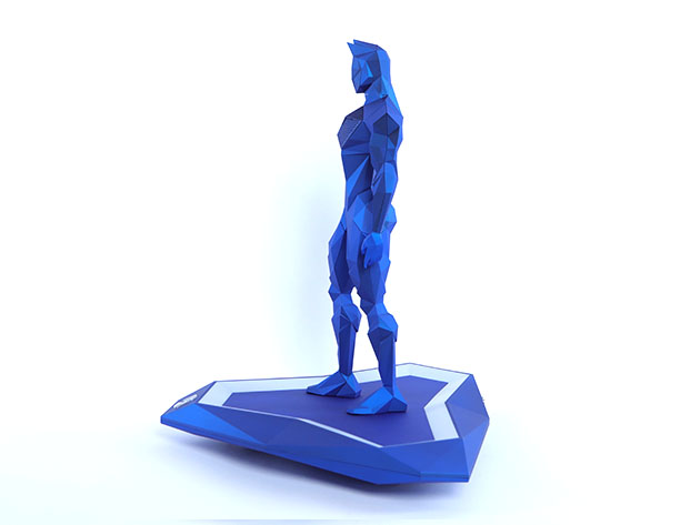 AD'OM Prime: Kalium Humanoid Speaker (Electronic Blue)