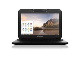 Lenovo Chromebook N21 Chromebook, 2.16 GHz Intel Celeron, 4GB DDR2 RAM, 16GB SSD Hard Drive, Chrome, 11" Screen (Grade B)