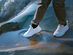 Loom Waterproof Sneakers: Men's White (Size 13)