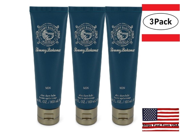 3 Pack Tommy Bahama Set Sail Martinique by Tommy Bahama After Shave Balm 3.4 oz for Men