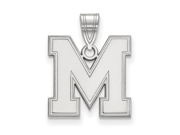 NCAA Sterling Silver U. of Memphis Medium Pendant