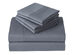 Kathy Ireland Brushed Microfiber Sheet Set (Dark Grey/Queen)