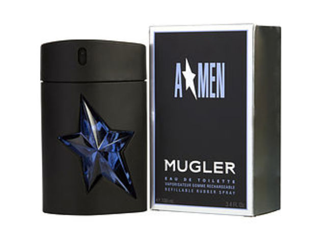 ANGEL by Thierry Mugler EDT SPRAY RUBBER BOTTLE REFILLABLE 3.4 OZ For MEN
