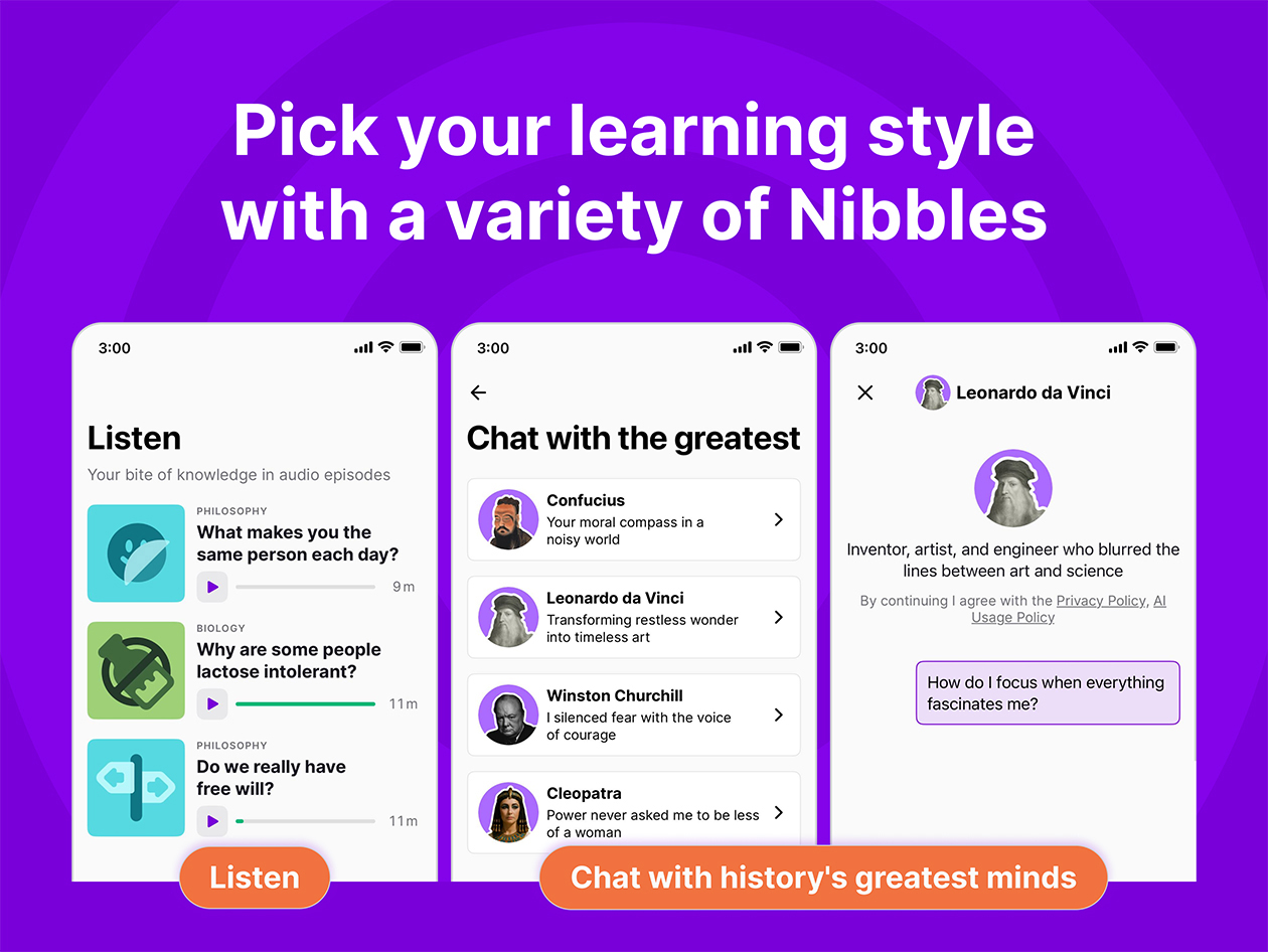 Nibble All-Around Knowledge App (Lifetime Subscription)