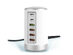 6-Port USB Fast Charge Tower (White)