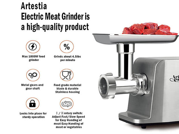 Artestia Meat Grinder & Electric Sausage Maker
