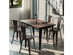 Costway Set of 4 Tolix Style Metal Dining Chairs w/ Wood Seat Kitchen Gun