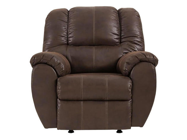 Ashley Signature Design 1030125 McGann Rocker Recliner - Walnut