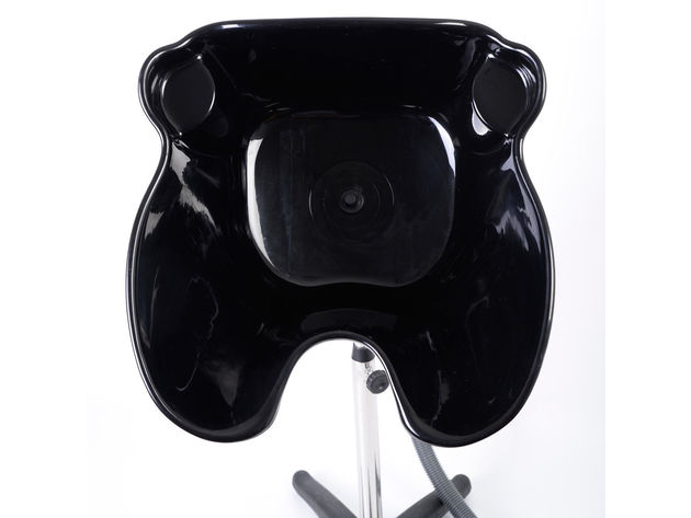 Costway Pro Portable Shampoo Basin Height Adjustable Salon Hair Treatment Bowl - Black