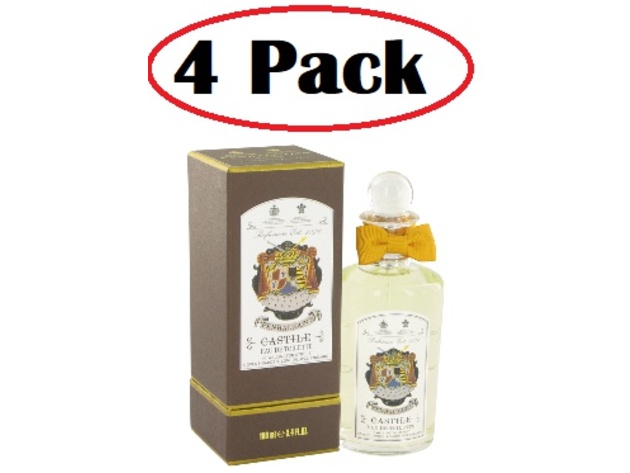 4 Pack of Castile by Penhaligon's Eau De Toilette Spray 3.4 oz