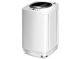 Full-Automatic Laundry Wash Machine Washer/Spinner W/Drain Pump - White