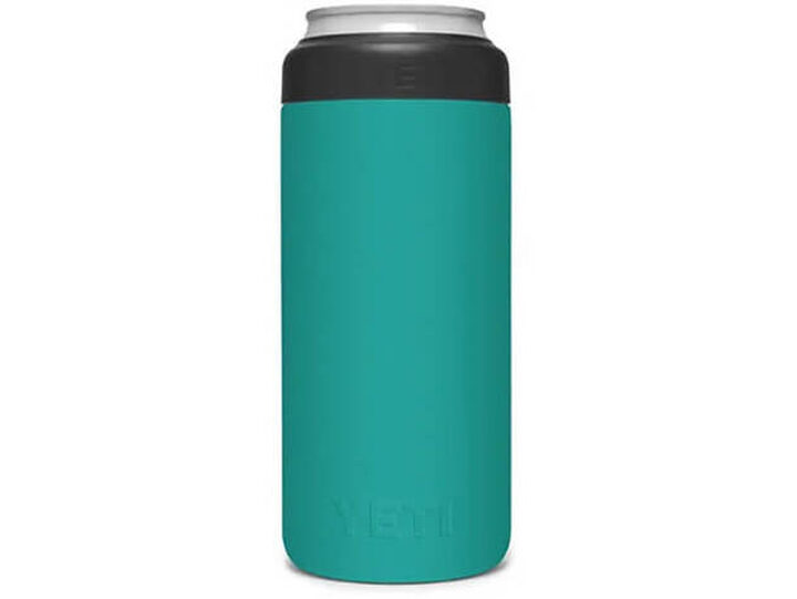 YETI Slim Rambler Colster - Aquifer Blue