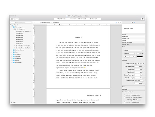 Storyist for Mac