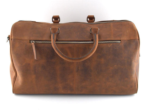 Weekender Genuine Leather Duffel Bag