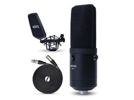 Movo VSM-7 Large Diaphragm Multi-Pattern Studio XLR Condenser Microphone