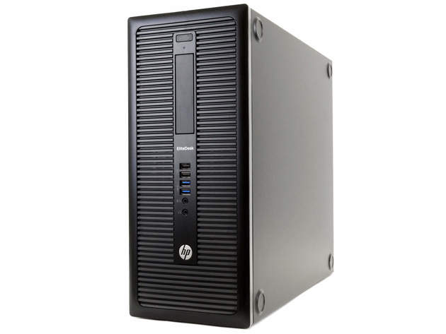 HP EliteDesk 800 G1 Tower PC, 3.2GHz Intel i5 Quad Core Gen 4, 16GB RAM, 1TB SATA HD, Windows 10 Professional 64 bit, BRAND NEW 24” Screen (Renewed)