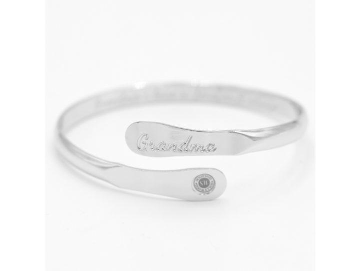 Grandma Bracelets, Engraved Bracelets Grandmas love is forever