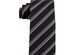 Kenneth Cole Reaction Men's Veloutine Stripe Tie Black Size Regular