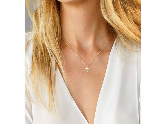 Tiny Cross Necklace